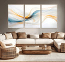 Decorative Turquoise Abstract Wave Wall Art Canvas Print by MyGreatCanvas | Canvas Wall Art Prints | Photo Prints & Wall Decor