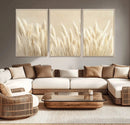 Grass Wall Art Print - Elegant Neutral Decor for Living