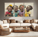 Shai Yossef style Joyful Childhood Canvas Wall Art - by MyGreatCanvas | Canvas Wall Art Prints | Photo Prints & Wall Decor