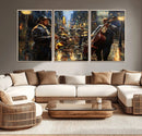 Jazz Canvas Wall Art Print – Abstract African American Music by MyGreatCanvas | Canvas Wall Art Prints | Photo Prints & Wall Decor
