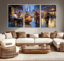 Colorful Jazz Wall Art - African American Music Canvas Print