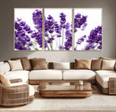 Lavender Flower Wall Art Canvas Print by MyGreatCanvas | Canvas Wall Art Prints | Photo Prints & Wall Decor