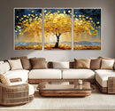 Golden Tree Wall Art – Framed Autumn Leaves Canvas Artwork, by MyGreatCanvas | Canvas Wall Art Prints | Photo Prints & Wall Decor