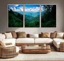 Tropical Jungle Wall Art Canvas Print – Framed Lush Valley by MyGreatCanvas | Canvas Wall Art Prints | Photo Prints & Wall Decor
