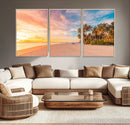 Tropical Beach Wall Art Canvas Print – Framed Palm Trees by MyGreatCanvas | Canvas Wall Art Prints | Photo Prints & Wall Decor