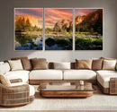 Yosemite Valley Wall Art Canvas Print – El Capitan Sunset