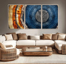 Abstract Tree Rings Wall Art Canvas Print – Modern Wood by MyGreatCanvas | Canvas Wall Art Prints | Photo Prints & Wall Decor