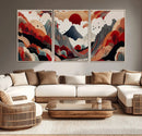 Abstract Mountain Wall Art Canvas Print – Vibrant Stylized by MyGreatCanvas | Canvas Wall Art Prints | Photo Prints & Wall Decor