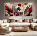 Abstract Mountain Wall Art – Framed Vibrant Landscape Canvas by MyGreatCanvas | Canvas Wall Art Prints | Photo Prints & Wall Decor