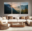 Yosemite Valley Wall Art Canvas Print – Framed Mountain