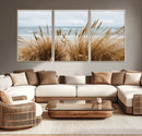 Beach Grass Wall Art Canvas Print – Framed Coastal Dunes Art by MyGreatCanvas | Canvas Wall Art Prints | Photo Prints & Wall Decor