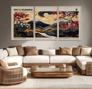 Modern Japanese Wall Art Canvas Print – Framed Abstract by MyGreatCanvas | Canvas Wall Art Prints | Photo Prints & Wall Decor
