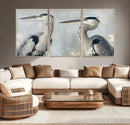 Bird Canvas Decor Wall Art Canvas Print – Framed Coastal