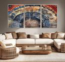Tree Rings Wall Art Canvas Print – Framed Wood Art Picture by MyGreatCanvas | Canvas Wall Art Prints | Photo Prints & Wall Decor