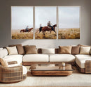 Western Cowboys Wall Art Canvas Print – Rustic Prairie by MyGreatCanvas | Canvas Wall Art Prints | Photo Prints & Wall Decor