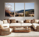 Rustic Landscape Wall Art Canvas Print – Serene Valley Scene