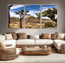 Joshua Tree Desert Wall Art Canvas Print – Framed