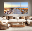 Ocean Sunset Wall Art Canvas Print – Nautical Beach
