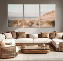 Beach Landscape Wall Art Canvas Print – Framed Sand Dune