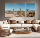 Joshua Tree Wall Art Canvas Print – Framed Desert Landscape
