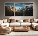 Yosemite National Park Wall Art Canvas Print – Framed