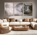 Abstract Grey Gold Wall Art – Modern Geometric Canvas by MyGreatCanvas | Canvas Wall Art Prints | Photo Prints & Wall Decor
