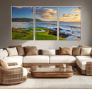 Pebble Beach Golf Links Wall Art Canvas Print – Iconic by MyGreatCanvas | Canvas Wall Art Prints | Photo Prints & Wall Decor