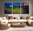 Target Field Wall Art Canvas Print – Baseball Stadium Scene, by MyGreatCanvas | Canvas Wall Art Prints | Photo Prints & Wall Decor