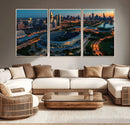 Chicago Bears Soldiers Field Wall Art Canvas Print – Framed