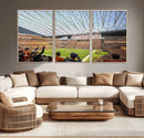 Cleveland Browns Stadium Wall Art Canvas Print – Framed NFL