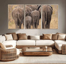 Wild Elephant Wall Art Canvas Print by MyGreatCanvas | Canvas Wall Art Prints | Photo Prints & Wall Decor