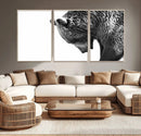 Black and White Grizzly 399 Bear Canvas Print Wall Art | by MyGreatCanvas | Canvas Wall Art Prints | Photo Prints & Wall Decor