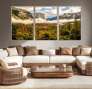 Half Dome Yosemite Canvas Wall Art – Majestic Triptych