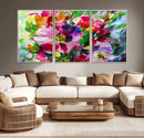 Oil Flower Abstract Canvas Print by MyGreatCanvas | Canvas Wall Art Prints | Photo Prints & Wall Decor