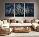 Dark Chandelier Wall Art Canvas Print by MyGreatCanvas | Canvas Wall Art Prints | Photo Prints & Wall Decor
