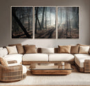 Dark Family and Tree Wall Art Canvas Print by MyGreatCanvas | Canvas Wall Art Prints | Photo Prints & Wall Decor