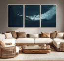 Swimmer Wall Art Canvas Print