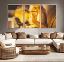 Gold Buddha Statue Hands Wall Art Canvas Print by MyGreatCanvas | Canvas Wall Art Prints | Photo Prints & Wall Decor