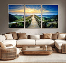 Mountain and Sunset Wall Art Canvas Print by MyGreatCanvas | Canvas Wall Art Prints | Photo Prints & Wall Decor
