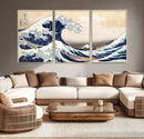 Hokusai: The Breaking Wave off Kanagawa Canvas Print by MyGreatCanvas | Canvas Wall Art Prints | Photo Prints & Wall Decor