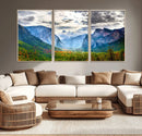 Yosemite Park Half Dome 3 Panel Canvas Print | Large Giclée by MyGreatCanvas | Canvas Wall Art Prints | Photo Prints & Wall Decor