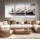 Framed Luck Poker Cards Canvas – Modern Triptych Wall Art,