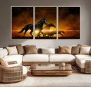 Horse Wall Art Canvas Print, Multi Panel Animal Canvas Print