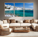 Santorini Wall Art Canvas Print by MyGreatCanvas | Canvas Wall Art Prints | Photo Prints & Wall Decor