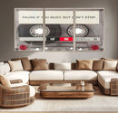 Music Cassette Iconic Wall Art Canvas Print by MyGreatCanvas | Canvas Wall Art Prints | Photo Prints & Wall Decor