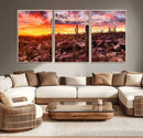 Arizona Desert Print, Western Cowboy Wall Art Print by MyGreatCanvas | Canvas Wall Art Prints | Photo Prints & Wall Decor