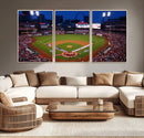 St. Louis Cardinals Baseball Team Print - Busch Stadium Wall by MyGreatCanvas | Canvas Wall Art Prints | Photo Prints & Wall Decor