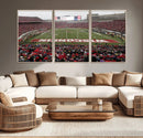 Wisconsin Badgers Team Print Canvas - Madison Camp Randall