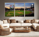 Citizens Bank Park Philadelphia Phillies Wall Art Canvas |