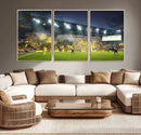 Columbus Crew Stadium Match Triple Canvas Wall Art - Dynamic